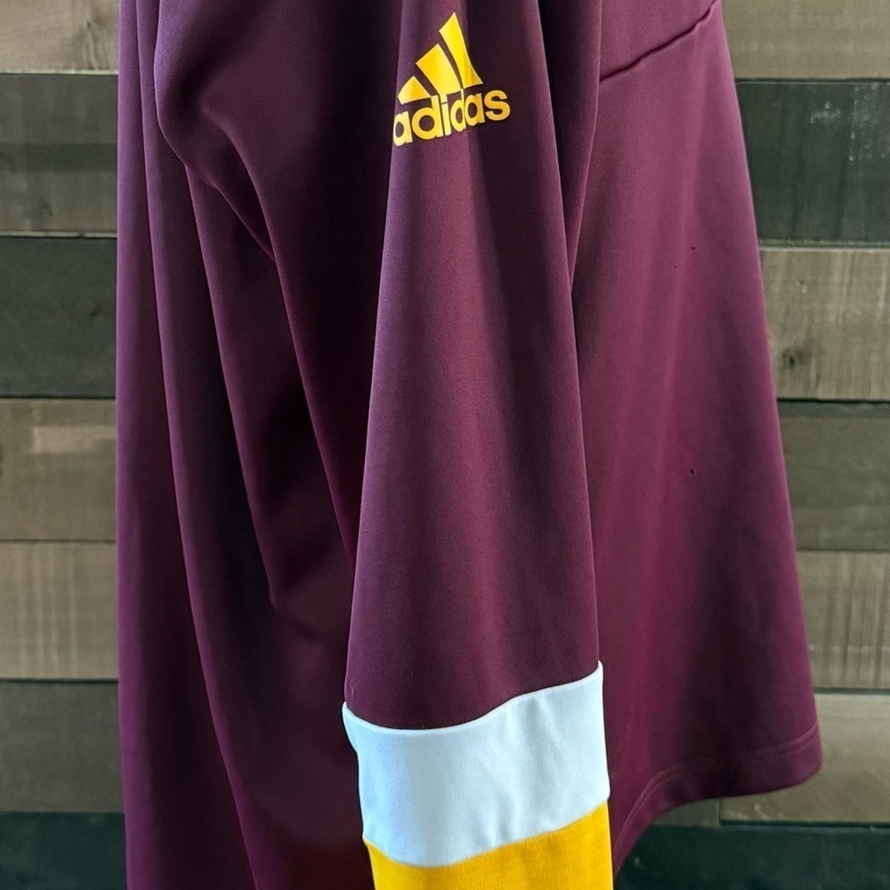 Arizona State Sun Dragons Maroon and Gold Quarter-Zip Pullover - Picture 3 of 8